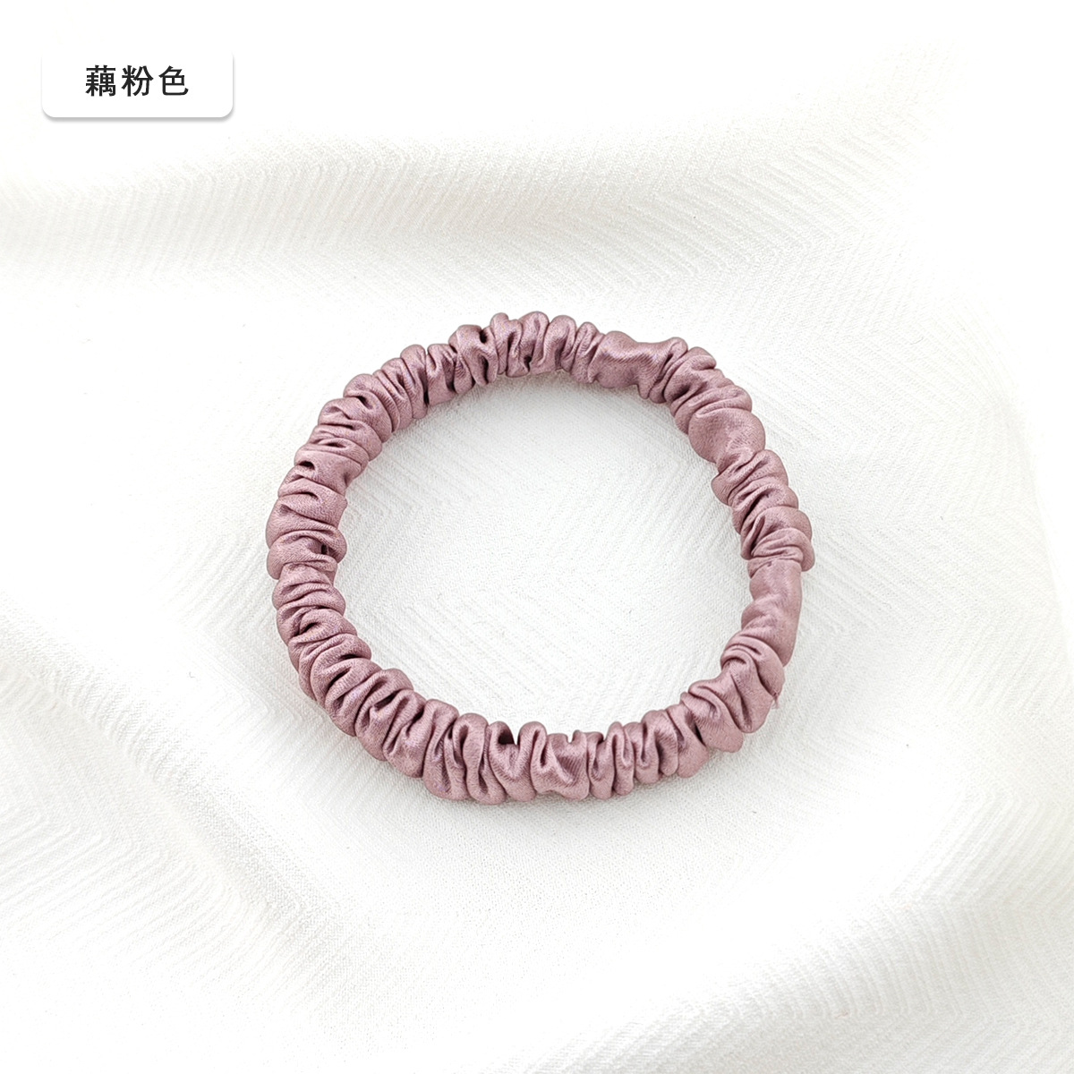 19 mm mm 1 cm anillo de cabello de seda 100% anillo de cabello de seda pequeño tocado de cabello de cuerda de seda de alta calidad anillo de cabello de intestino delgado