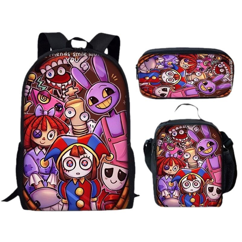 THE AMAZING DIGITAL CIRCUS student school bag meal bag pencil case spine protector 5