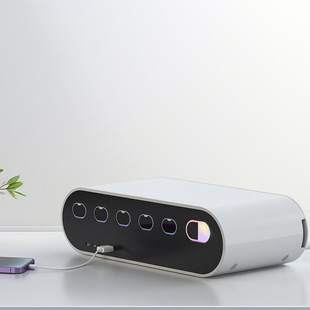 High-Power Charging Pile Socket Household 5Ac European and American Regulations 4Usb Port Mobile Phone Computer Tablet Charger
