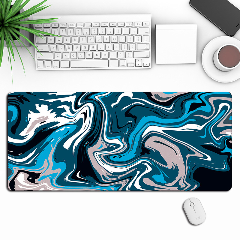 Alfombrilla de ratón de textura japonesa abstracta al por mayor regalo publicitario deportes electrónicos fabricante de alfombrillas de mesa grande alfombrilla de ratón mousepad