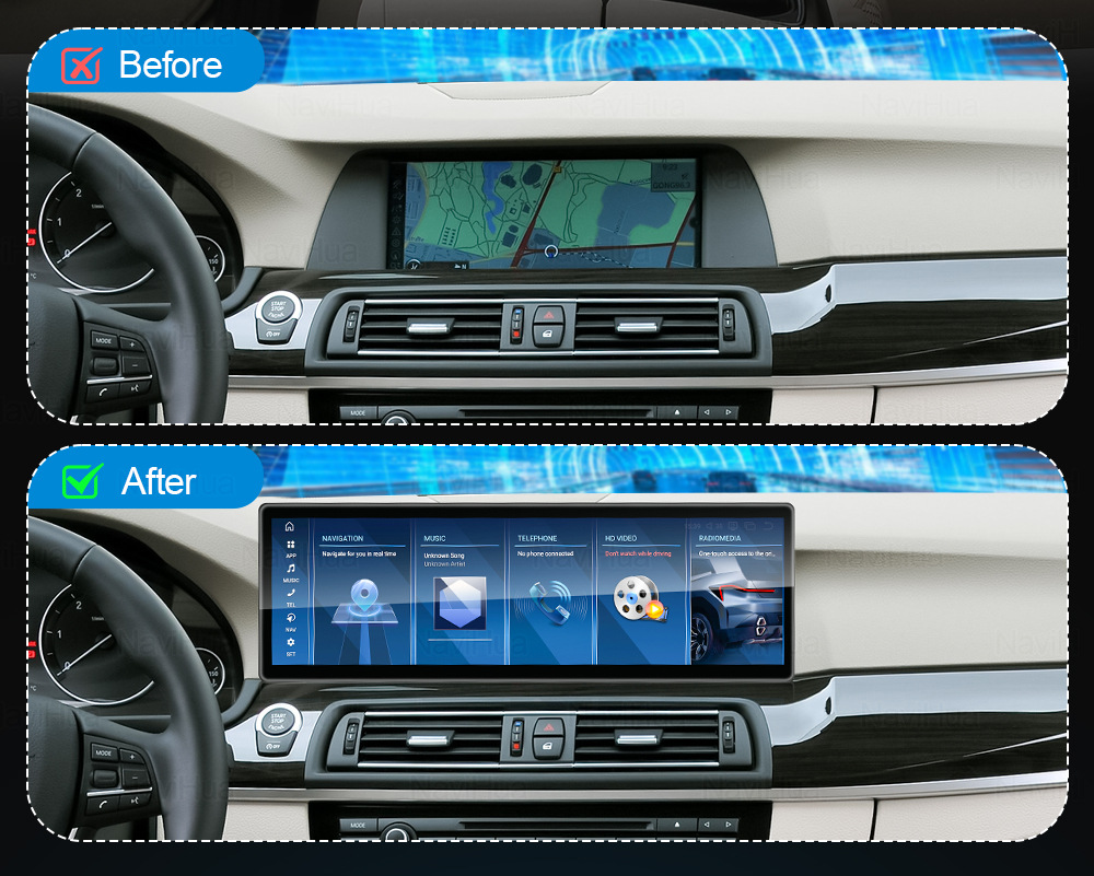 Suitable for Bmw 567 Series X1X5X6 Series 14.9inch Android Central Control Car Navigation All-In-One Machine 360 Functions