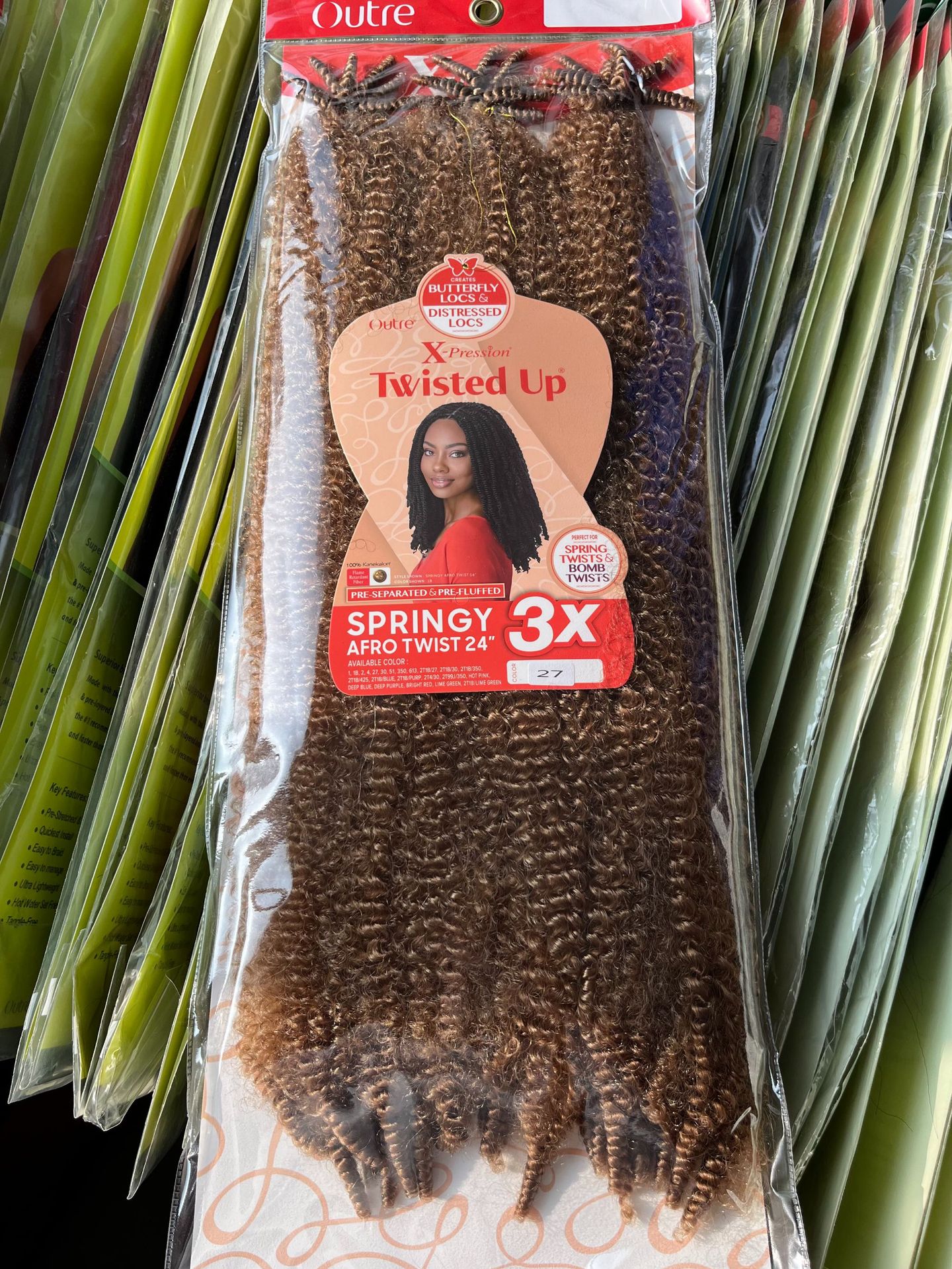 3X peluca de oruga rasgada a mano Afro Twist Kinky Marley Bulk Hair Juego de tres piezas