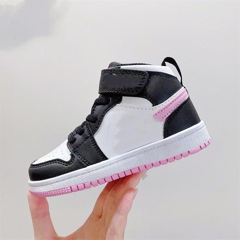 耐官AJ1童靴マジックテープ免除ジョー1頭層牛革小童児童スポーツシューズ莆田|undefined