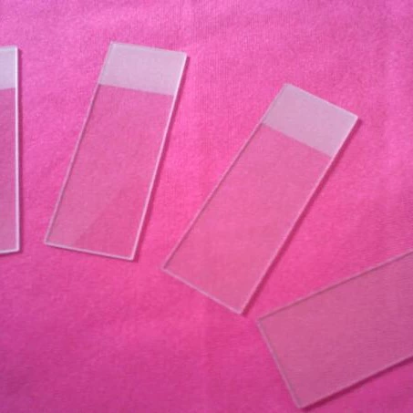 Поставка высококачественных предметных стекол, биологических предметных стекол для экспериментов, предметных стекол для микроскопов, матовых предмет 90. ° Заточка