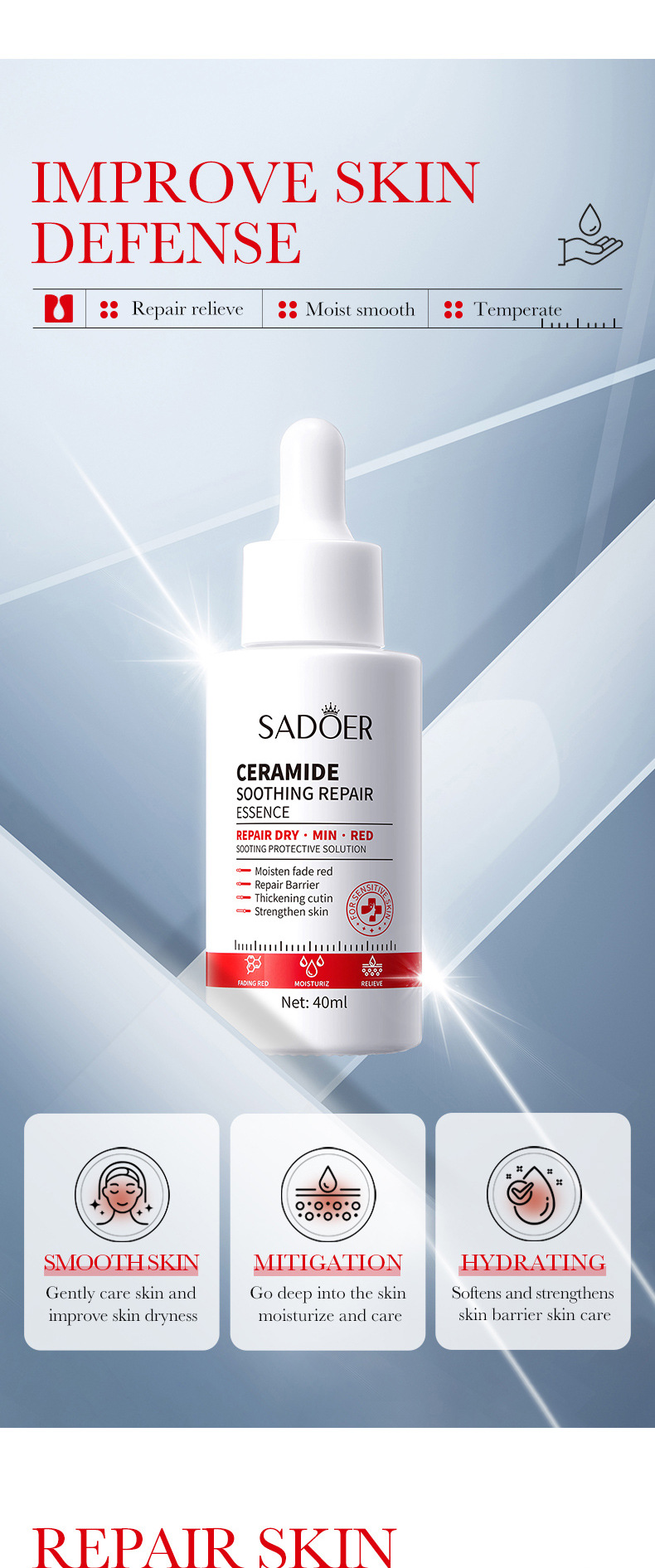 Essenza SADOER All Ceramide Repair (muscoli sensibili)_voghion.com