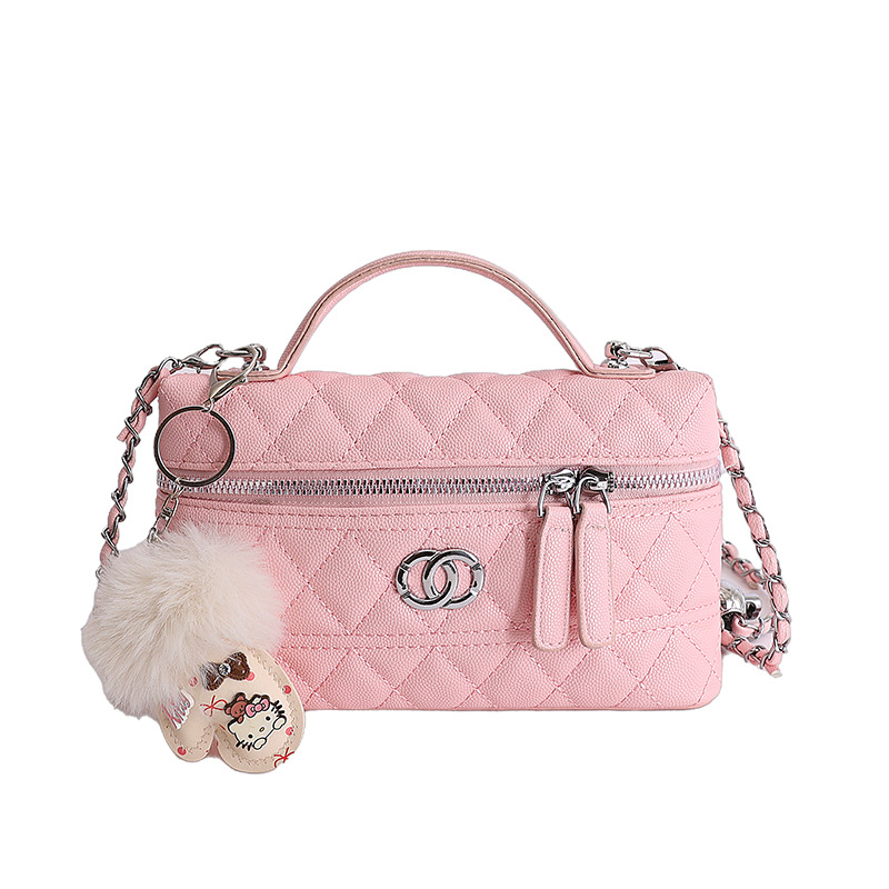 Bolso de mano de alta sensación 2026 nuevo bolso de cadena pequeña bolso cuadrado pequeño bolso de moda pequeña caja de viento de fragancia