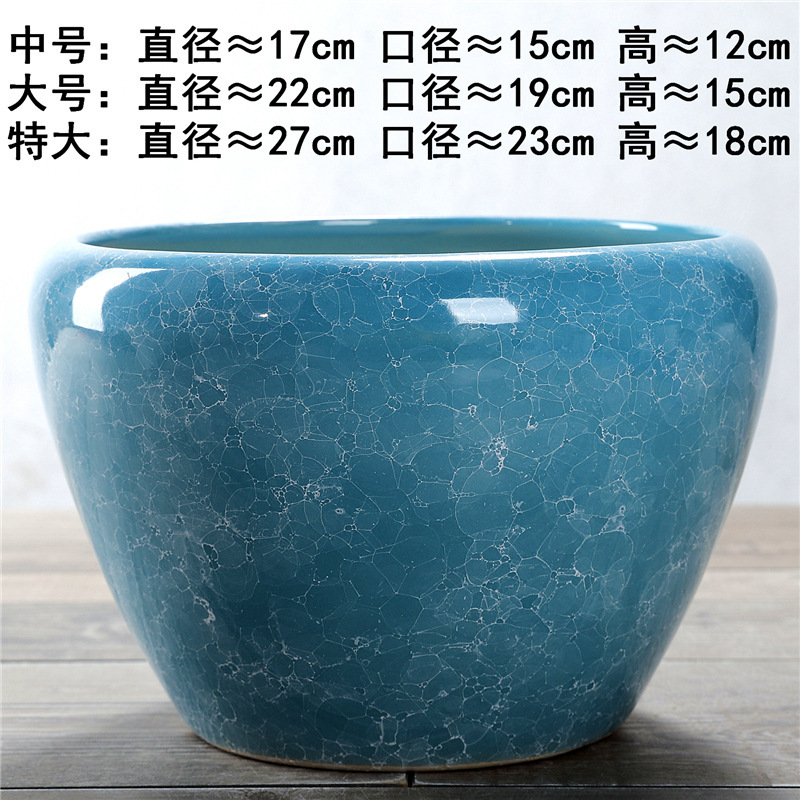 新款陶瓷花盆特大号北欧风格创意室内外发财树绿萝盆栽花盆|undefined
