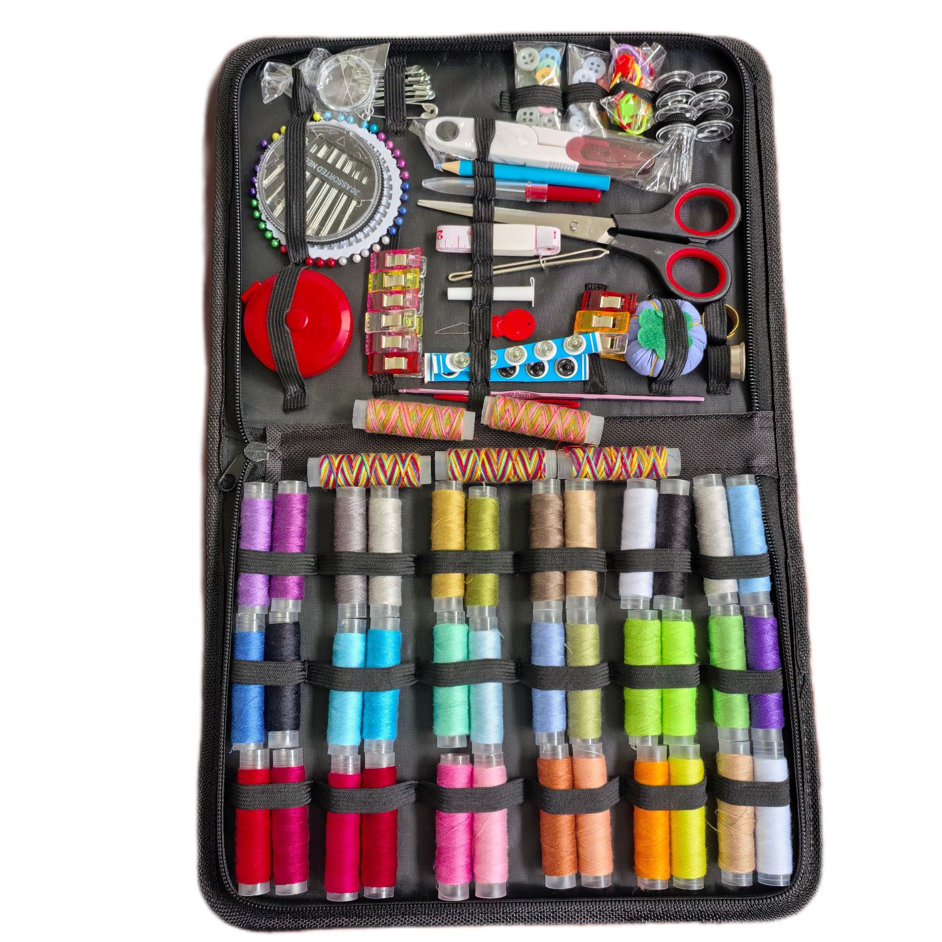 Juego de Hilos de Coser 402 y Bobinas de 36 Colores 400 Yardas de Poliéster para Costura Manual