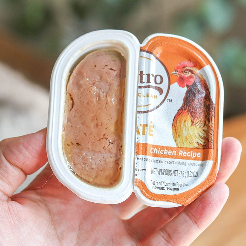 Meishi Ланч-бокс разделен на две банки награда кошка закуски курица лосось тунец пюре соус мешок 75 г