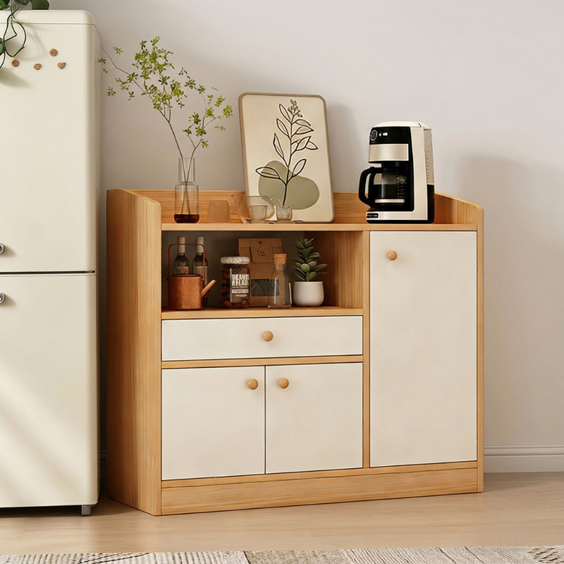 Sideboard Integrated Cabinet, Wine Cabinet, Modern Minimalist Tea Cabinet, Kitchen Cabinet, Living Room Wall-Mounted Household Cupboard, Storage Side Cabinet