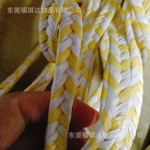 PP straw braided rope jute braided rope cotton rope round rope flat rope