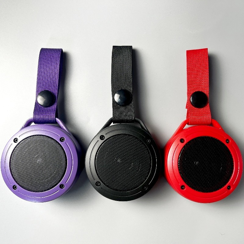 新型ポータブル充電防水bluetoothスピーカーミニ浴室防水アウトドアスポーツストラップ大出力音響|undefined