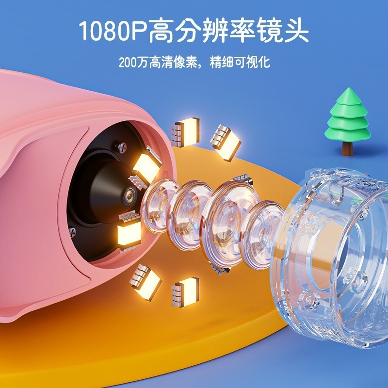 新款儿童显微镜户外探索手持便携式可看细菌科教玩具电子放大镜|undefined