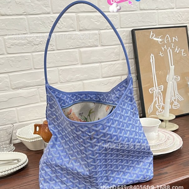 Goyard Goya Original Leather hobo Dog Teeth Underarm Bag Shopping Bag Tramp Bag Shoulder Handbag Tote Bag