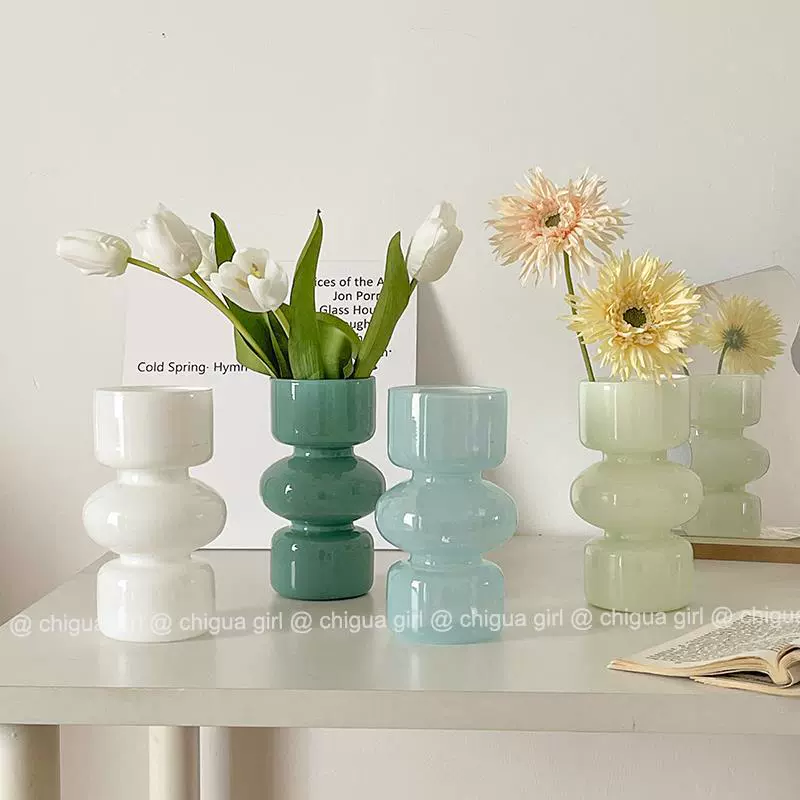 Стандартный и ретро-ретро - старый вазон для стекла Hydroponic flower inserters home decoration props
