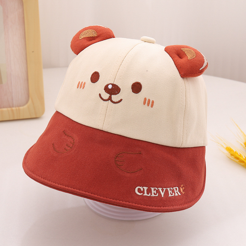 Sombreros para bebés sombreros de primavera y otoño sombreros para bebés varones sombreros de lengua de pato para mujeres grandes gorras para salir lindos sombreros de sol sombreros de pescador para niños