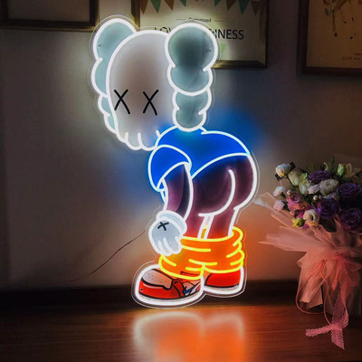 户外广告牌字母造型装饰灯酒吧招牌灯牌led柔性灯带霓虹灯发光字