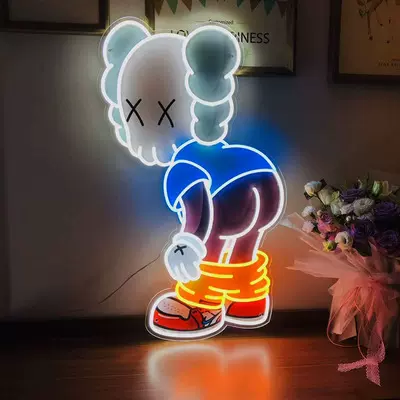 户外广告牌字母造型装饰灯酒吧招牌灯牌led柔性灯带霓虹灯发光字