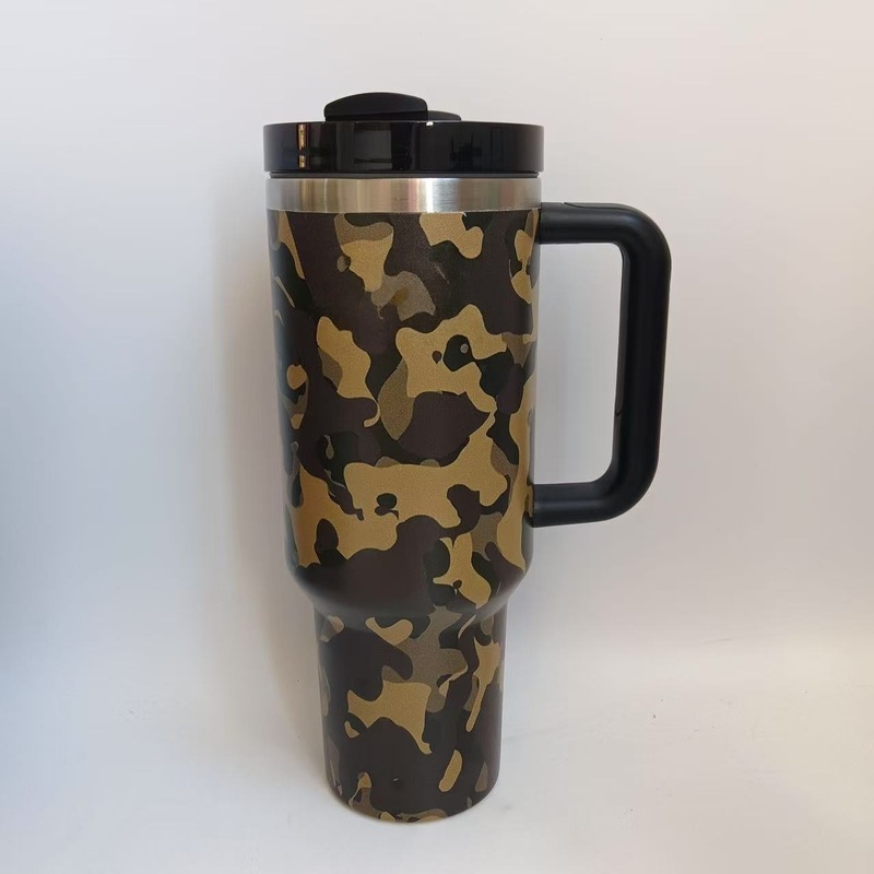 クロスボーダー Amazon 40oz 第二世代ハンドル ステンレス製保温保冷カップ 40oz 迷彩シリーズ|undefined