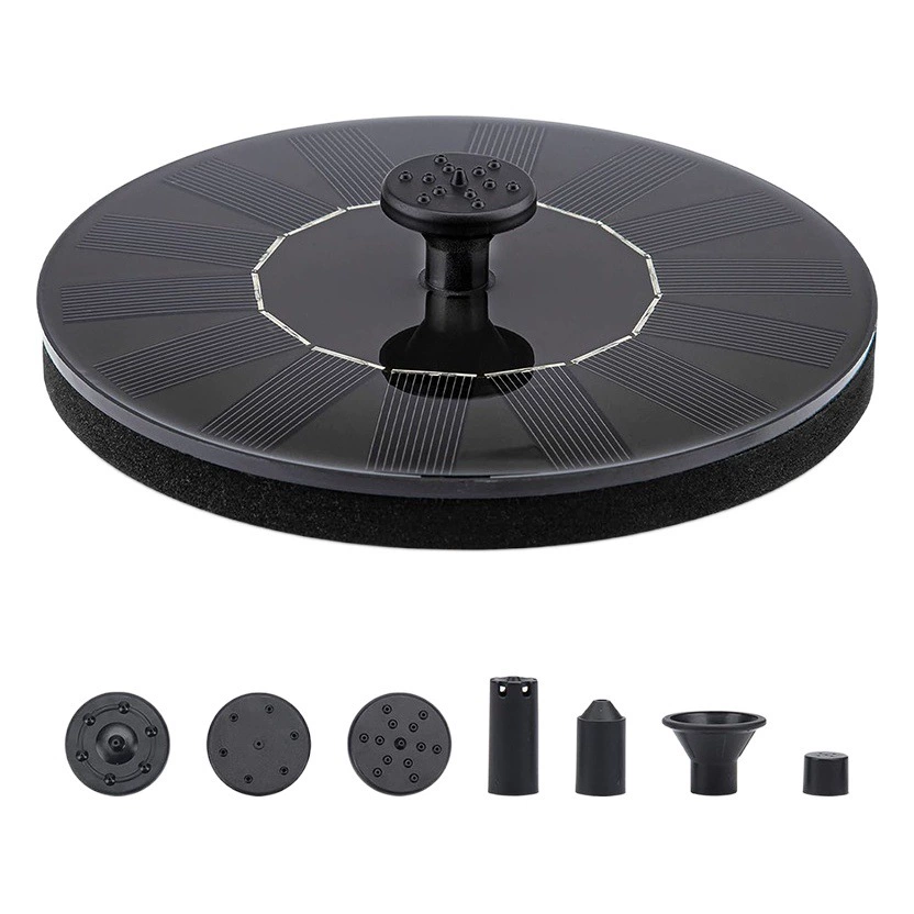 Заводская поставка Фонтан солнечной энергии Открытый бассейн Плавающий фонтан Птица Ванна Коммерческий супер сад Водный пейзаж Фонтанный насос