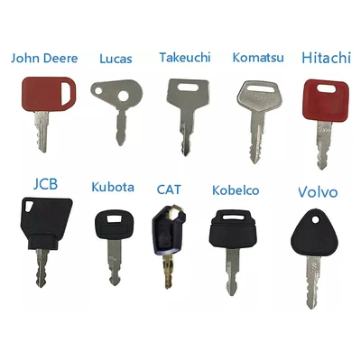 10 ədəd mexaniki universal açar alışdırma cihazı Cat/Jcb/John Deere üçün