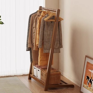 Clothes Rack Floor-Standing Bedroom Clothes Hanger Small Clothes Drying Rack Simple Bedside Indoor Home Dormitory Temporary Clothes Rack