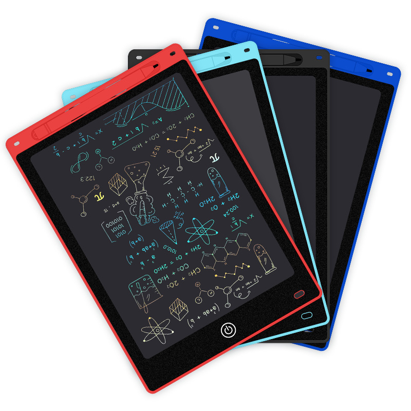 8,5/10/12 pulgadas LCD tablero de escritura electrónica tablero de dibujo niños tablero de dibujo mano tablero de dibujo pequeña pizarra Escritura de dibujos animados