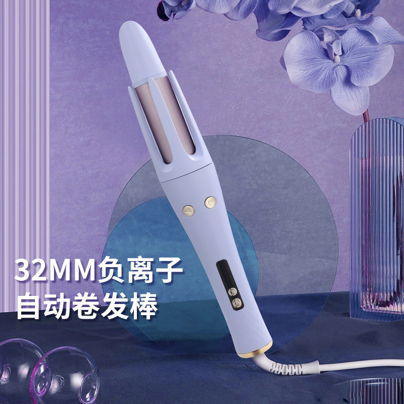 クロスボーダーミニ全自動ヘア巻き電動マイナスイオンヘアパーマ液晶温度制御オムレツ|undefined