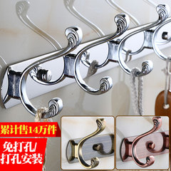 PK7J進門衣服掛鈎勾玄關進戶門衣掛牆壁掛衣架衣帽鈎牆上掛衣鈎不