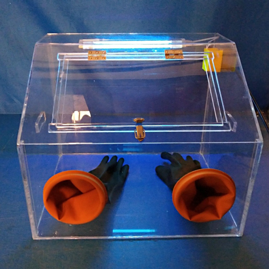 Manufacturers supply Acrylic Operation box Glovebox small-scale transparent vacuum Operation box Complete specifications
