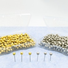 源头厂家四色球头针4*15mm金属大头针地球针软木留言绘画板定位钉