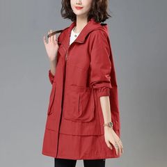 韩版宽松风衣女中长款春秋装2025年新款中年妈妈休闲洋气外套女潮
