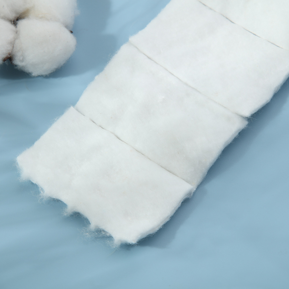 algodón desmaquilleante transfronterizo no se desprende de bordes de algodón húmedo plegable de doble efecto desechable cuadrado algodón maquillaje al por mayor