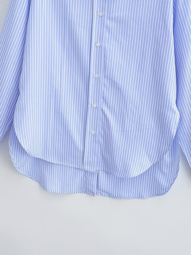 Striped Shirt Model