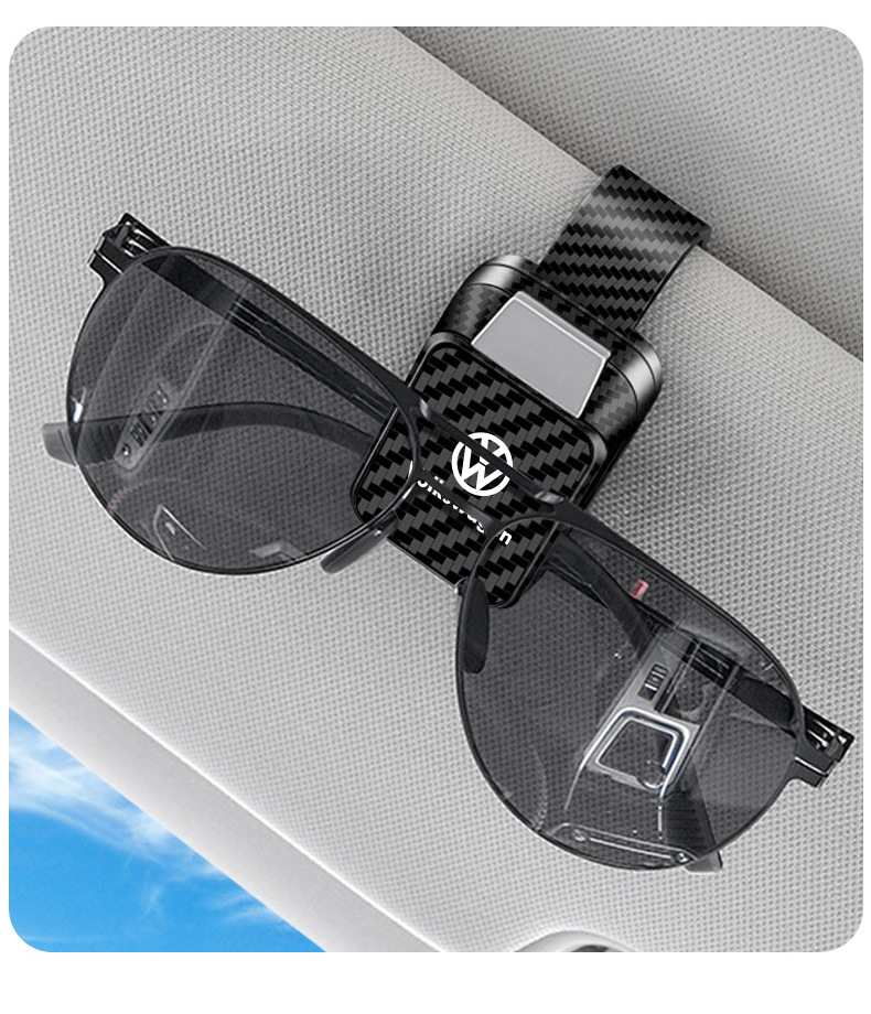 New car sunglasses clip for Volkswagen CC Lavida Tiguan L Golf Bora car creative glasses clip