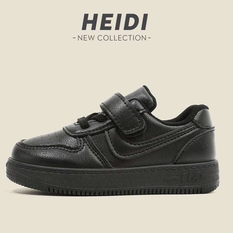 Детская спортивная обувь весна-осень 2025, новые повседневные кроссовки для мальчиков, экспорт, черные кроссовки для девочек, мягкая подошва, детские туфли