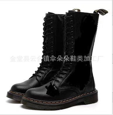 Lace up side zipper new winter boots women's boots warm snow boots