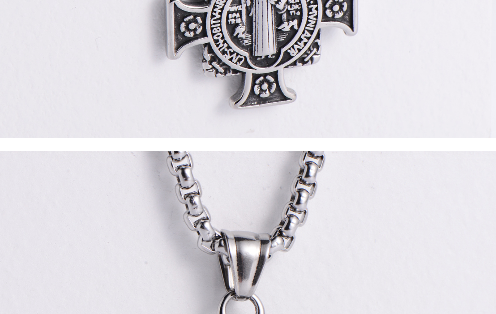 15g Weight 18K Gold Plated Plating Material 304 Stainless Steel Chain Material Business, Festival Occasion 304 Stainless Steel Material Cartoon Character Pattern Men'S Gender Fashion Style Fashion Cartoon Character 304 Stainless Steel 18K Gold Plated Men'S 4
