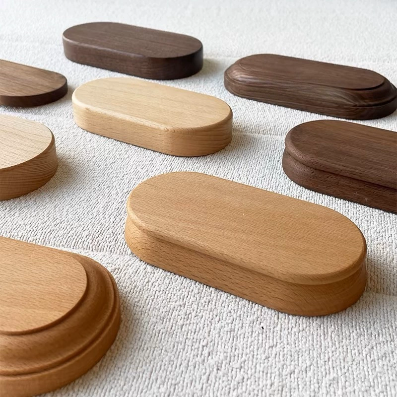 Овальная подставка из массива дерева, украшение для самостоятельного изготовления, небольшой аксессуар, дорожный знак, флуоресцентная наклейка с номером, бесследный клей, мультяшный дизайн.