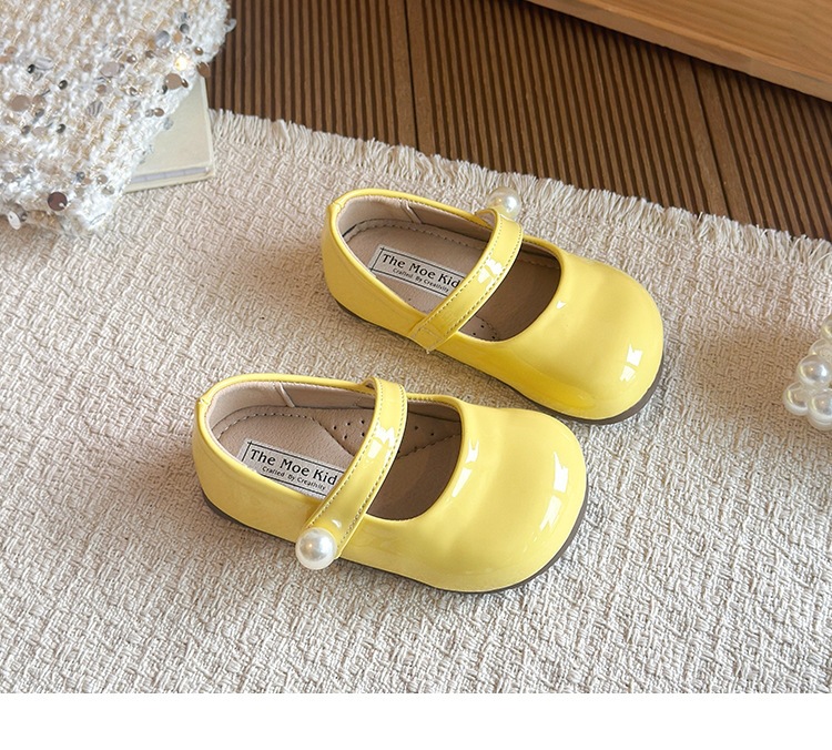 Klassische Mary Jane Ballerinas Mit Perlen Für Mädchen Elegant_voghion.com