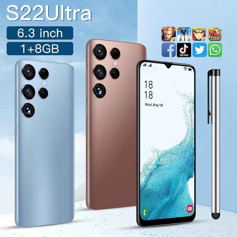 (Граница торговли), S22, смартфон, мобильный телефон, 5G, (Физические), 6.3 дюйма, Android