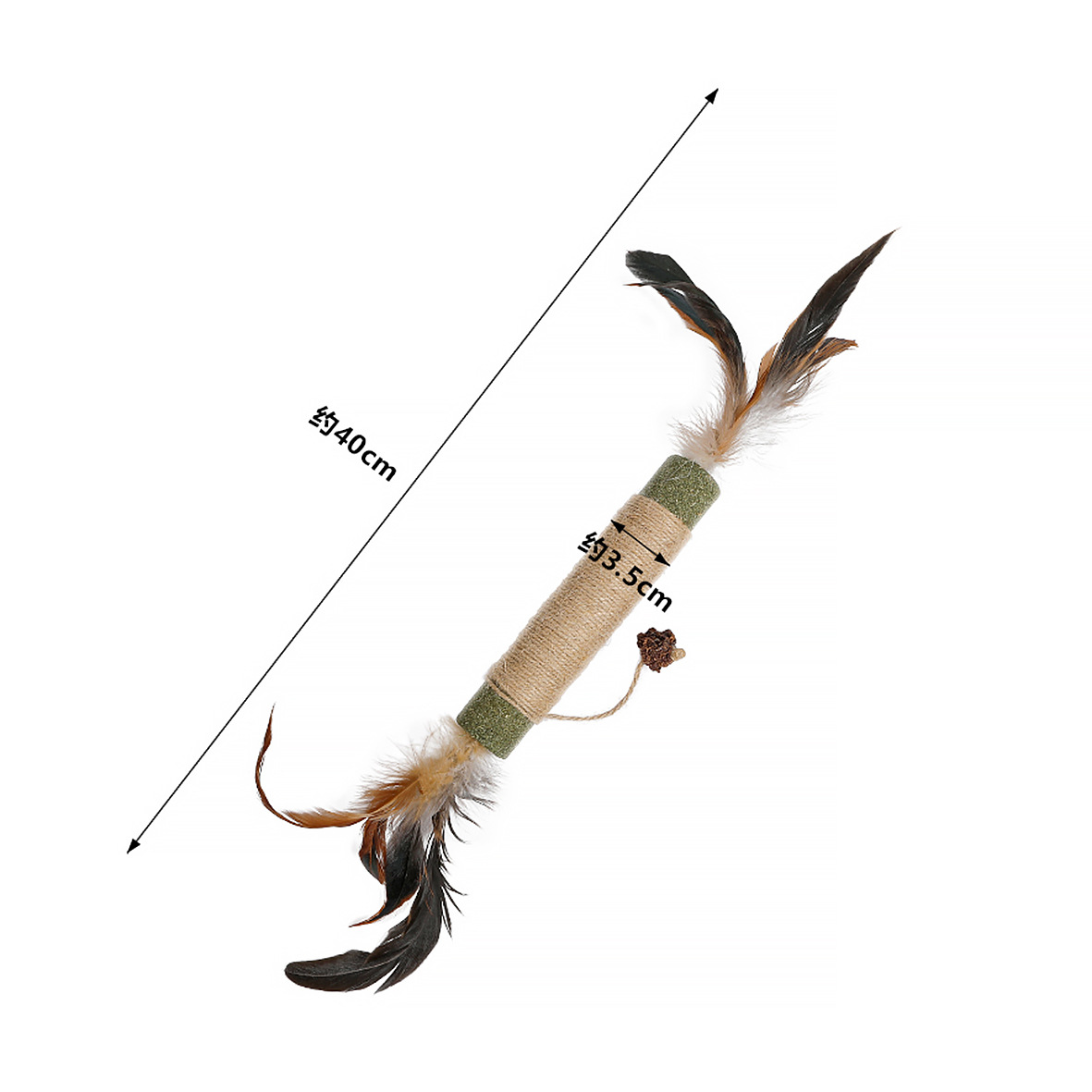 Gato gigante, palo de menta, palo para gatos