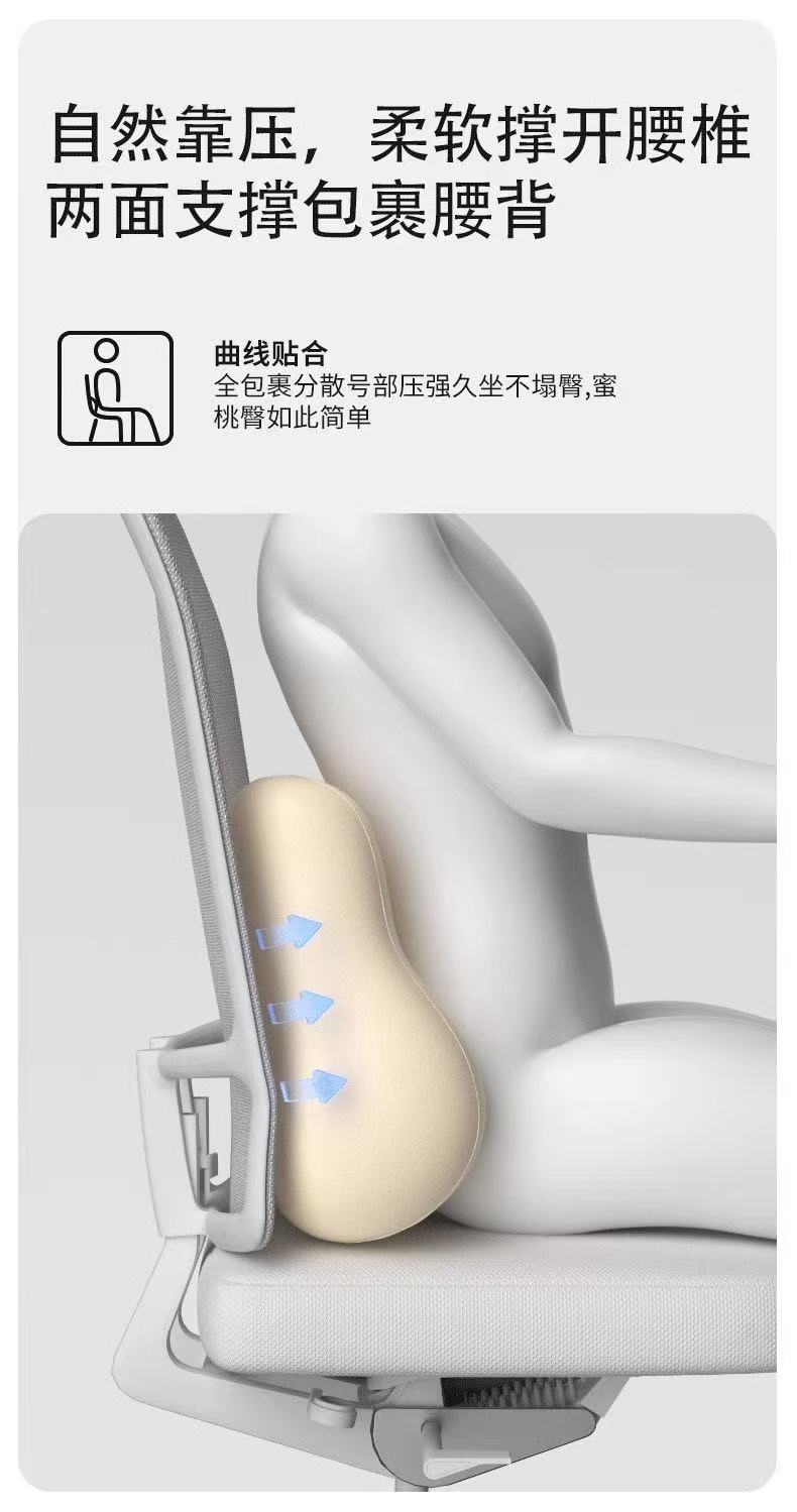 Lumbar Support Car Accessories Office Lumbar Support Seat Cushion Memory Foam Cartoon Bear Cute Lumbar Support Backrest