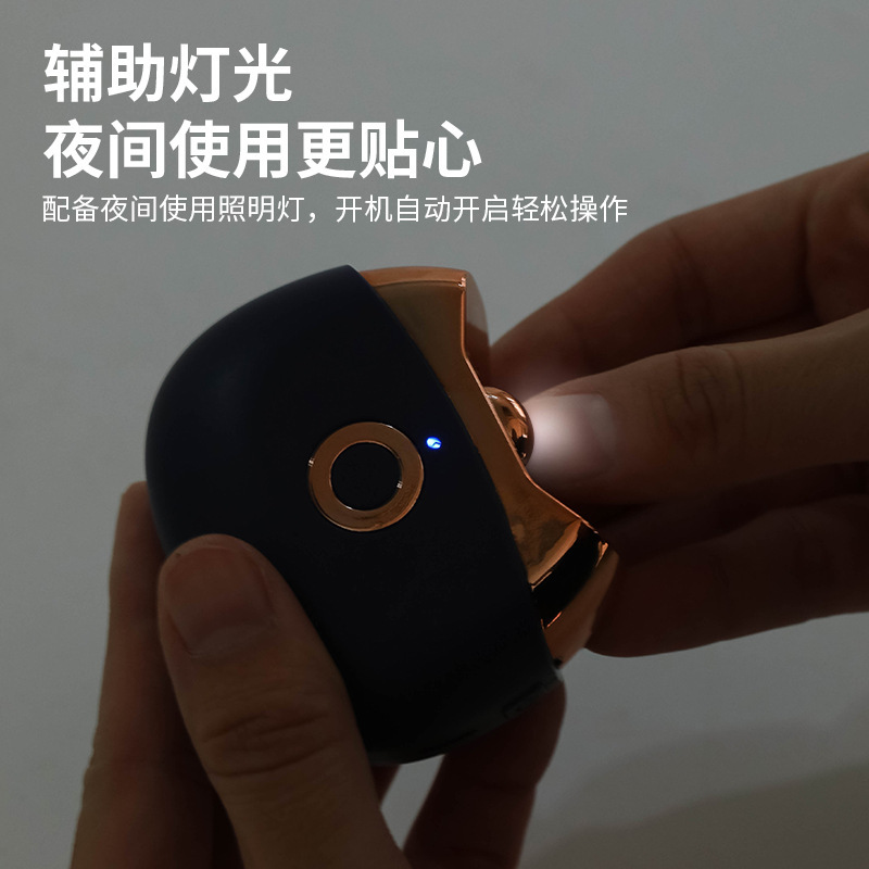 跨境电动指甲刀高品质超静音带灯成人美甲可充电磨甲器自动指甲剪|undefined
