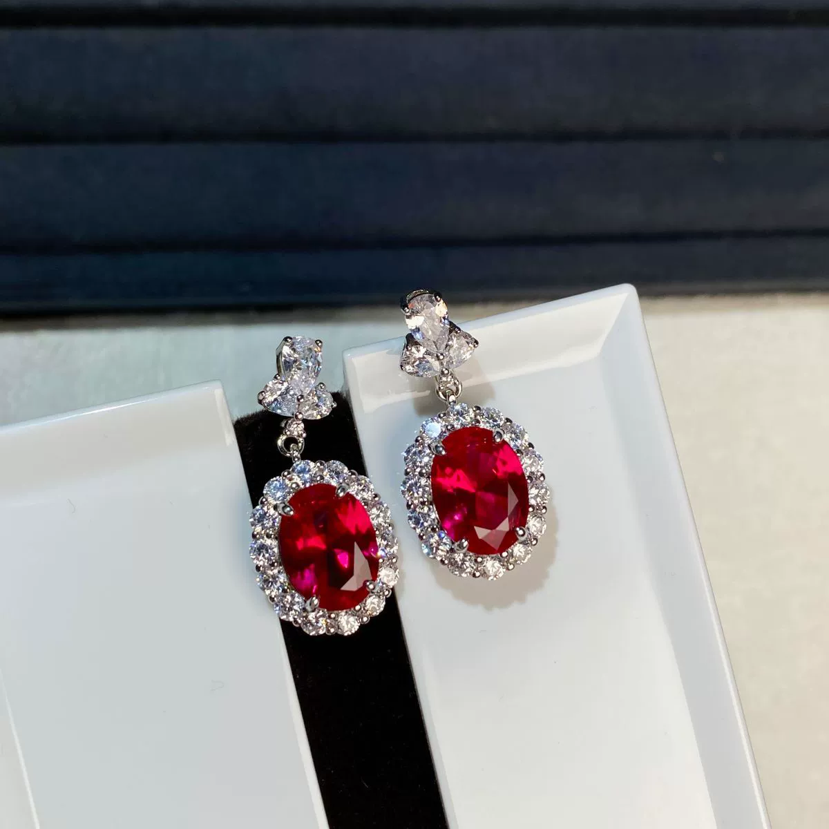 Серебряные серьги-рубы, украшения, образец серебро 925, инкрустированы бриллиантами, европейский стиль, прямые продажи с завода