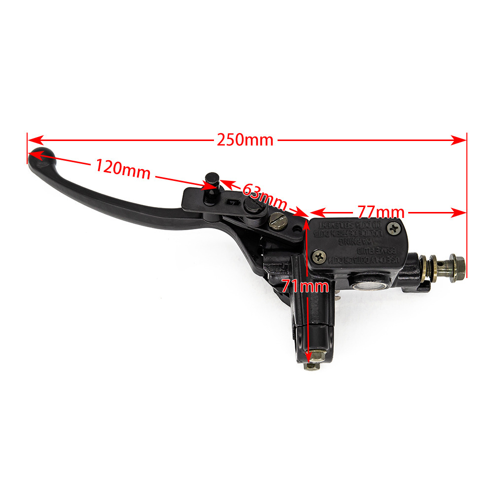 Atv Four-Wheel Beach Bike Accessories Universal Size Bull Brake Master Cylinder Disc Brake Oil Pump Handbrake Left and Right Pumps
