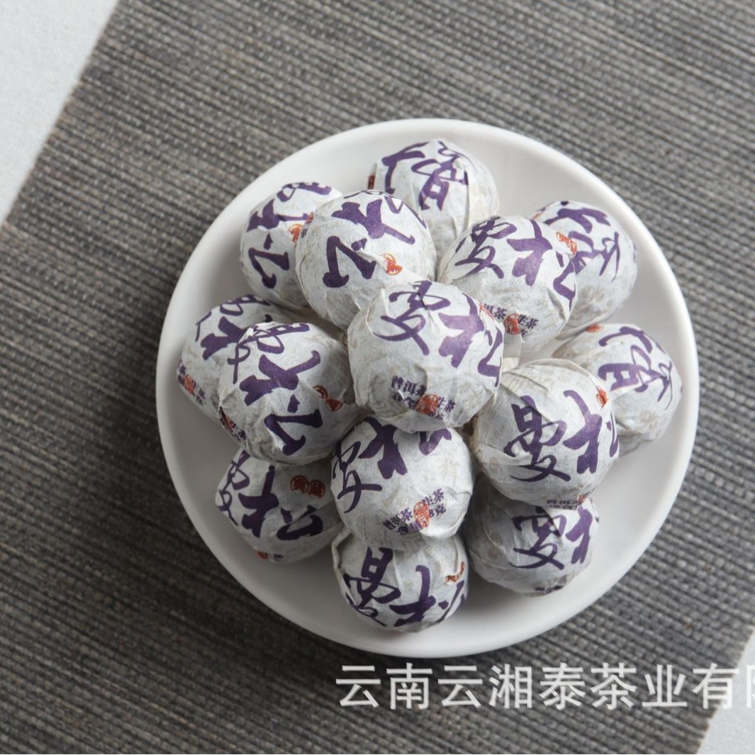 批发 云南普洱茶 曼松龙珠大树老树茶 普洱生茶 小沱茶500g 散茶