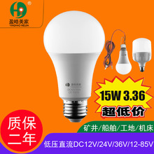 直流低压DC12V 24V 36V 48V通用低压直流交流led球泡 低压led灯泡