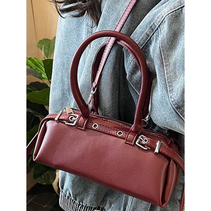 Cross-Border Popular Small Handbag for Women, 2026 Spring New Fashion Pillow Bag, High-End Crossbody Baguette Bag