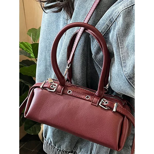 Cross-Border Popular Small Handbag for Women, 2026 Spring New Fashion Pillow Bag, High-End Crossbody Baguette Bag